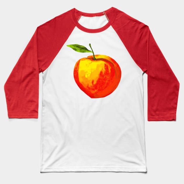 What a Peach! Baseball T-Shirt by pastanaut